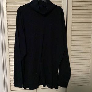 Mens 2xlt black turtleneck